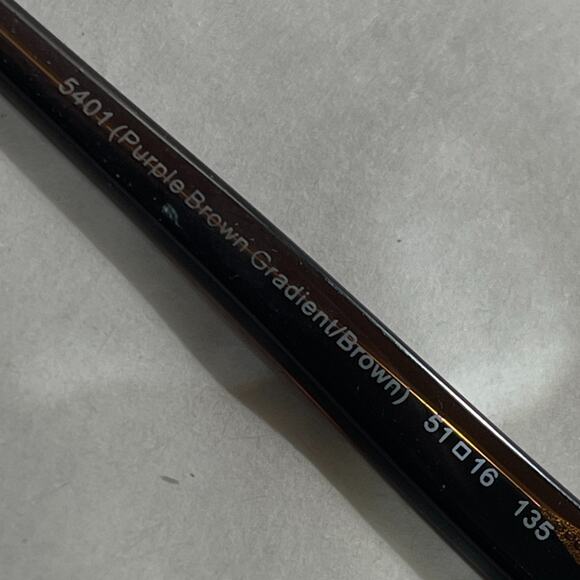 Coach Eyeglasses Frames Only HC 6089 5401 Purple Brown Gradient 51-16-135 - Picture 7 of 8